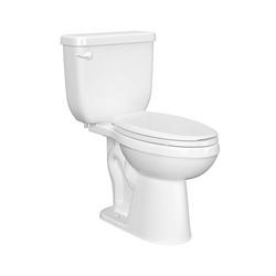1.6 gpf Elongated Two Piece Toilet in White