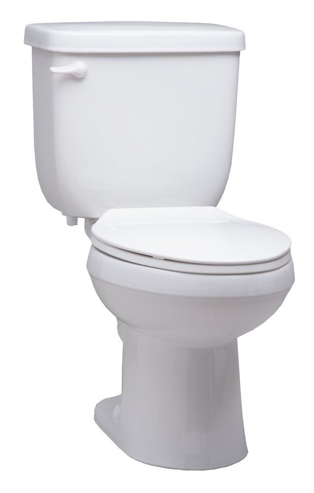 PROFLO&reg; White 1.28 gpf Elongated Closet Toilet with 10 in. Rough-In 