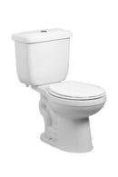 PROFLO&reg; White 1.6 gpf Round Front Closet Toilet with Push Button Tank 