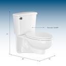 PROFLO&reg; White 10 in. 1.28 gpf 2-Piece Elongated Closet Toilet 