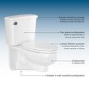 PROFLO&reg; White 10 in. 1.28 gpf 2-Piece Elongated Closet Toilet 