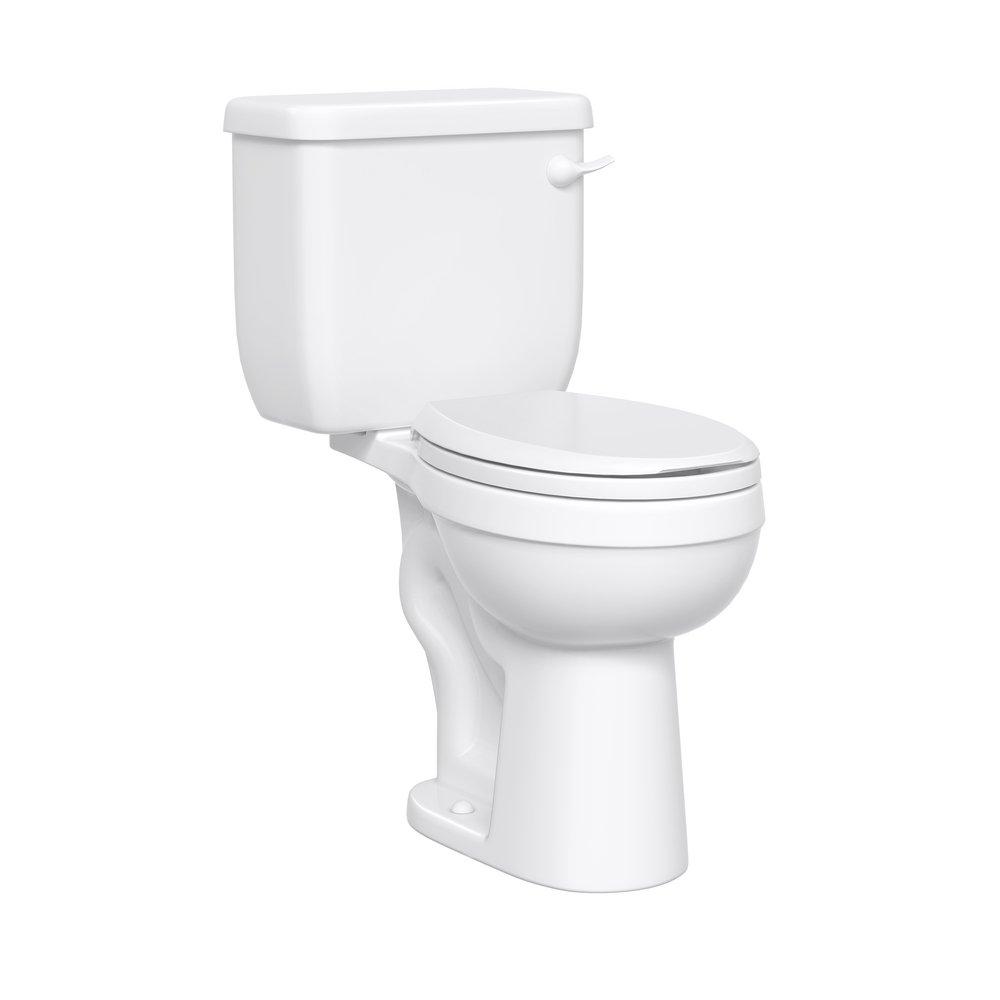 PROFLO&reg; White 1.28 gpf Elongated Closet Toilet 