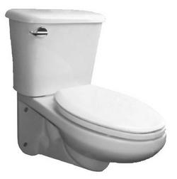 1.6 gpf Standard Height Elongated Two Piece Toilet in White with 12 in. Rough-In