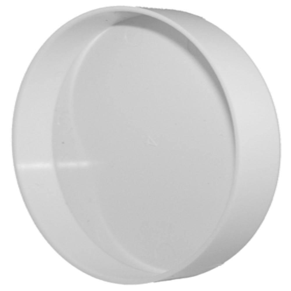 White PVC DWV Over the Pipe Test Cap 