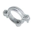 PHD Manufacturing 3-Hole Electro Galvanized Extension Split Pipe Clamp 2-Piece 