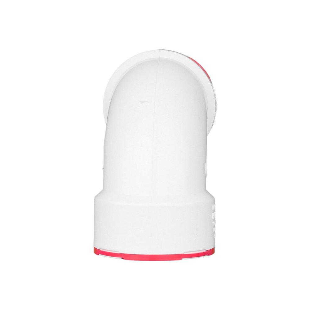 White Hub 90 Degree Schedule 40 DWV PVC Elbow 