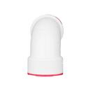 White Hub 90 Degree Schedule 40 DWV PVC Elbow 