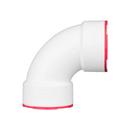 White Hub 90 Degree Schedule 40 DWV PVC Elbow 