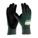 XXL Seamless Knit Glove with Black Micro Foam Nitrile Coated Grip