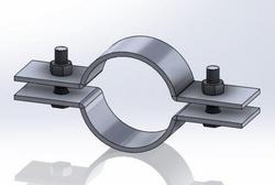 1-1/2 in. Carbon Steel Riser Clamp for Plastic Pipe