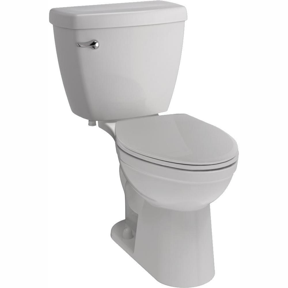 Gerber Plumbing White 1.28 gpf Elongated Toilet 