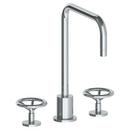 Watermark Designs Gunmetal/White Kitchen Faucet with Side Spray and Double Lever Handle 