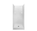 Aquatic White 36 x 36 x 80 in. Alcove Shower Unit 
