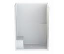 34 x 60 x 81-1/4 in. Alcove Shower Unit in White