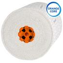 Scott&reg; White Hard Roll Towel in White with Orange 