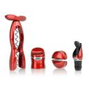 Wine Tool Kit in Red 4-Piece