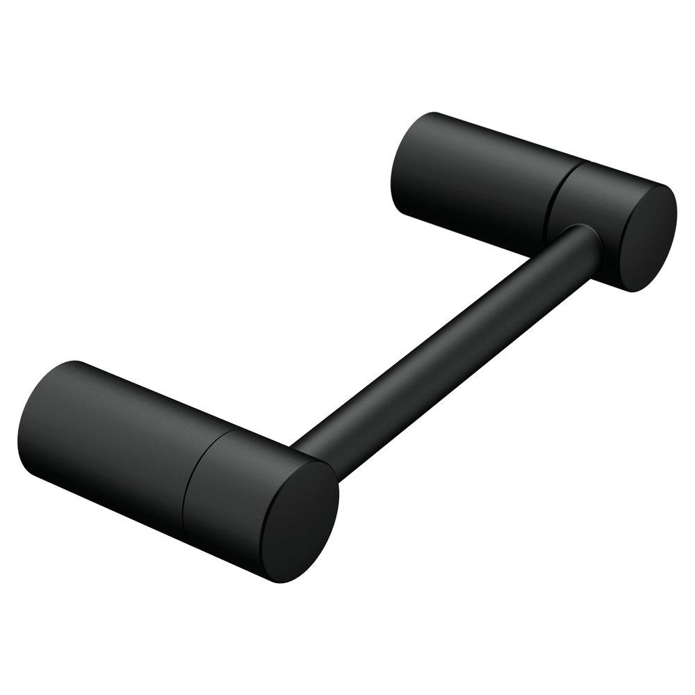 Moen Matte Black Wall Mount Toilet Tissue Holder 