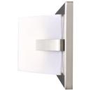 NUVO Brushed Nickel 4-1/4 in. 26W Vanity Fixture with Frosted Glass 