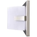 NUVO Brushed Nickel 4-1/4 in. 26W Vanity Fixture with Frosted Glass 