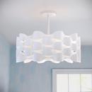 George Kovacs Sand White 38W 1-Light LED Semi-Flush Mount Ceiling Fixture 