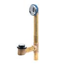 Brass Toe-Tap Drain in Chrome Plated