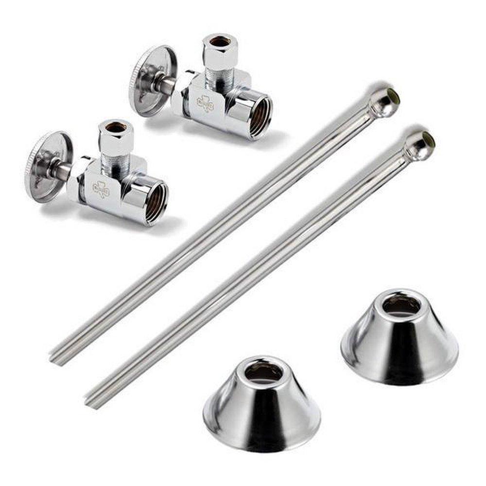 McGuire Manufacturing Chrome Plated Sink 1/2 x 3/8 in. Supply Kit 