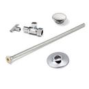 McGuire Manufacturing Chrome Plated Supply, Flex, Closet, Chrome 1/2 Nom Comp x 3/8 OD LK 