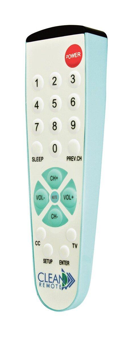 Clean Remote Blue 6-7/8 in. TV Remote 