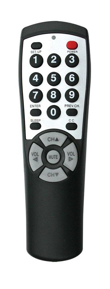 Clean Remote Black Universal TV Remote 