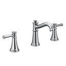 Two Handle Widespread Bathroom Sink Faucet in Chrome