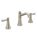 Two Handle Widespread Bathroom Sink Faucet in Brushed Nickel