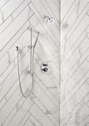 Delta Faucet Matte Black 2-1/2 in. Stainless Steel Shower Flange 