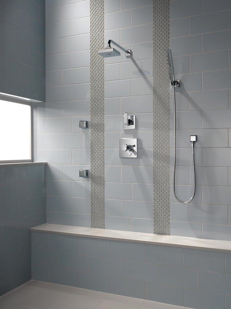 Delta Faucet Matte Black Single Function H2Okinetic&reg; Showerhead 