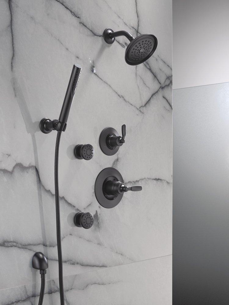 Delta Faucet Matte Black Single Function Body Spray 