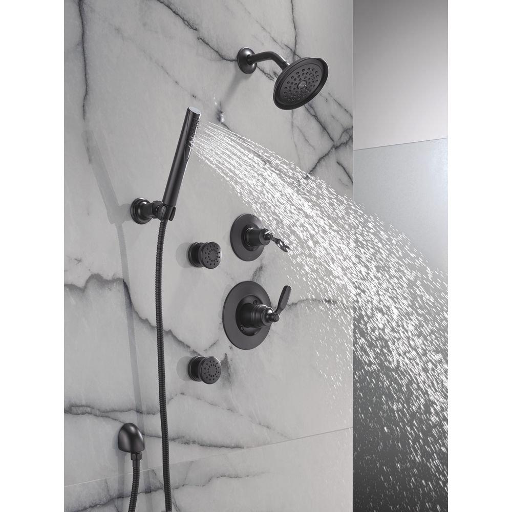 Delta Faucet Matte Black Single Function Body Spray 