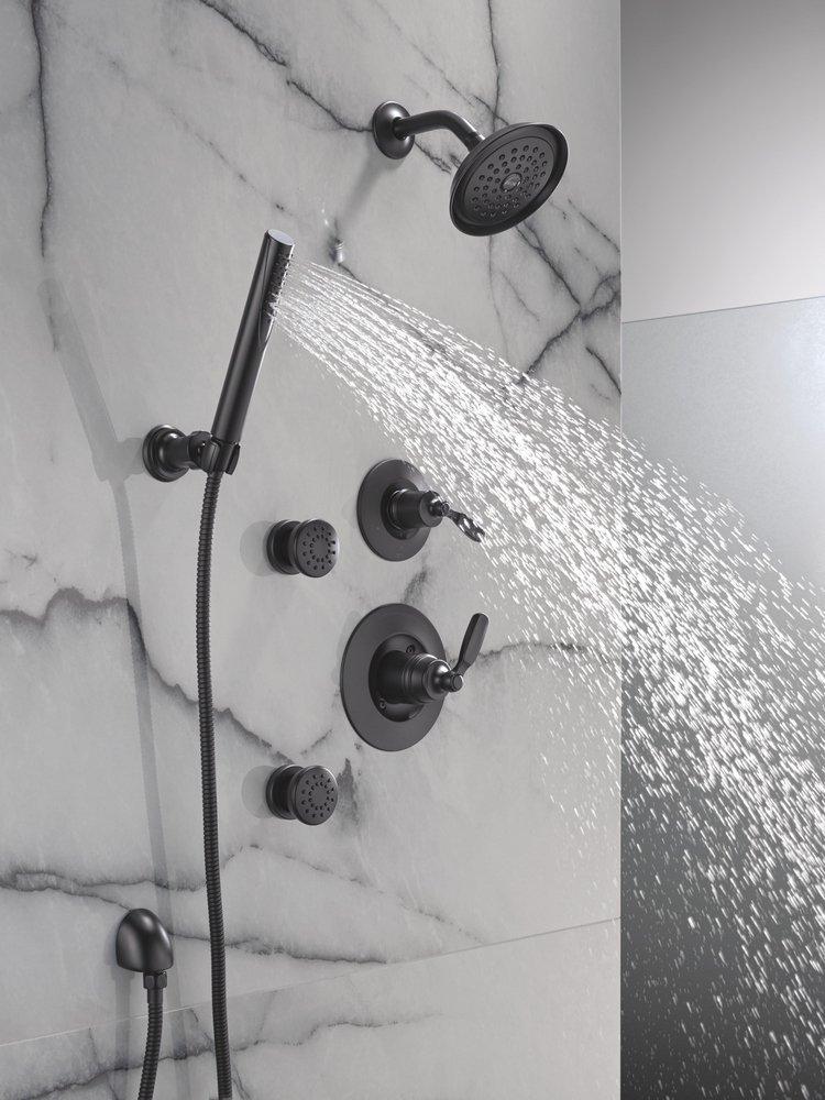 Delta Faucet Matte Black Single Function Body Spray 