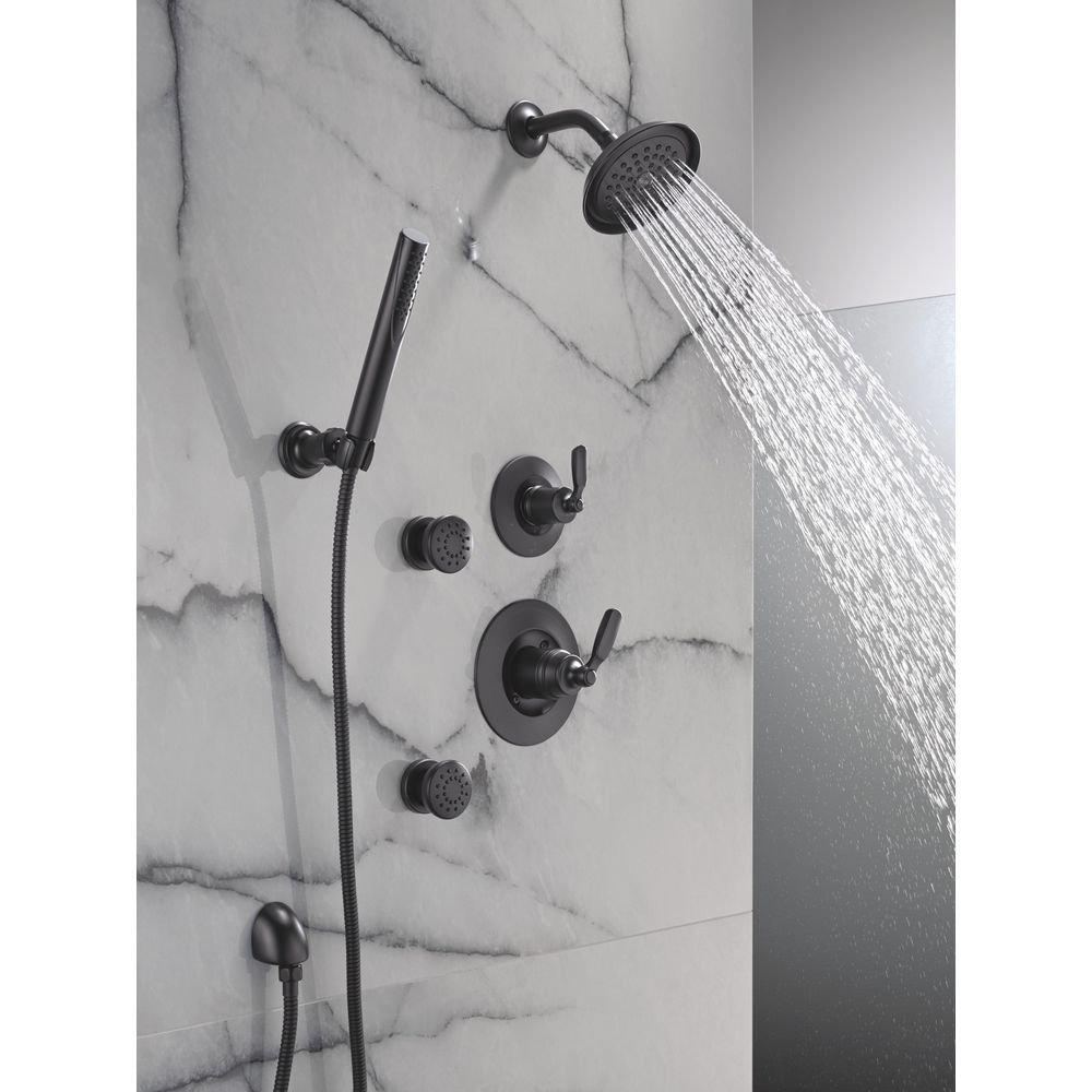 Delta Faucet Matte Black Single Function Body Spray 