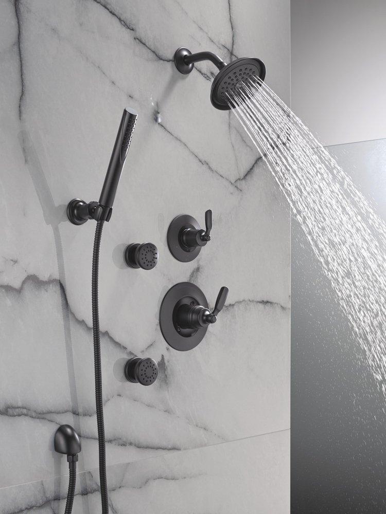 Delta Faucet Matte Black Single Function Body Spray 