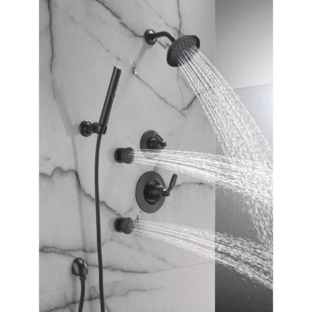 Delta Faucet Matte Black Single Function Body Spray 