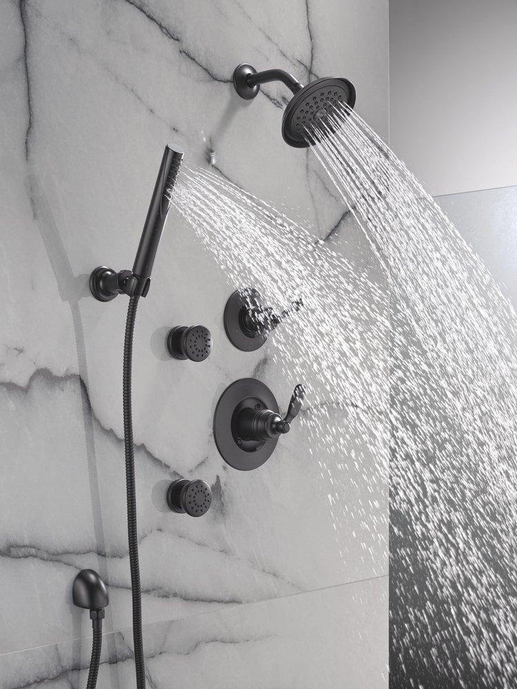 Delta Faucet Matte Black Single Function Body Spray 