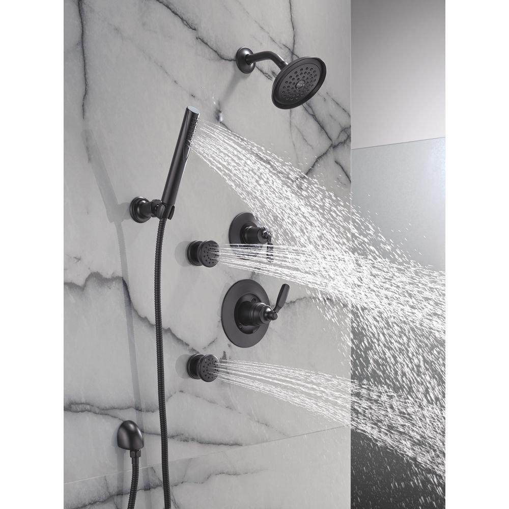 Delta Faucet Matte Black Single Function Body Spray 