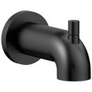 Delta Faucet Matte Black Pull-Up Diverter Tub Spout 