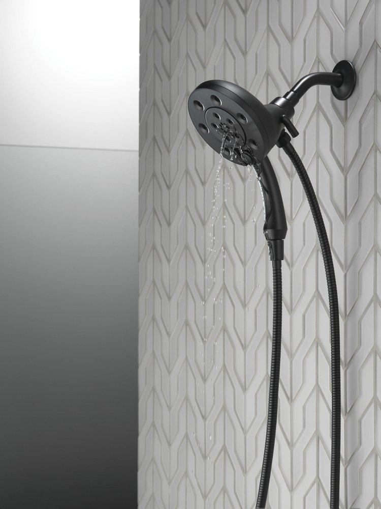 Delta Faucet Matte Black Multi Function Hand Shower 