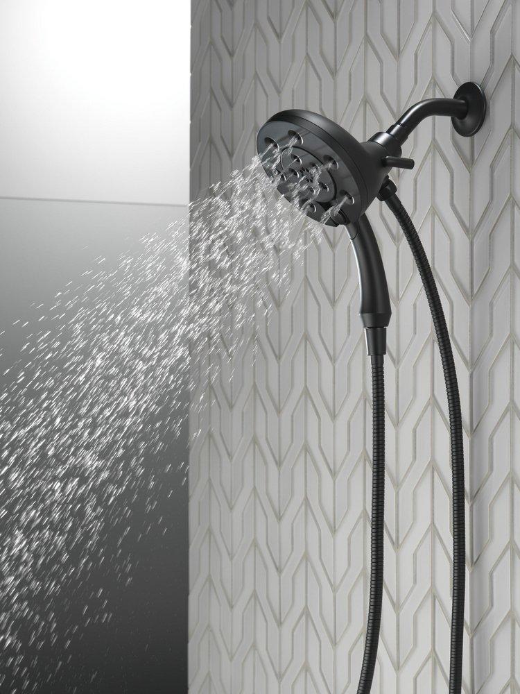 Delta Faucet Matte Black Multi Function Hand Shower 