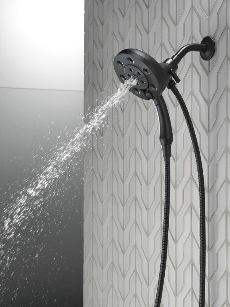 Delta Faucet Matte Black Multi Function Hand Shower 
