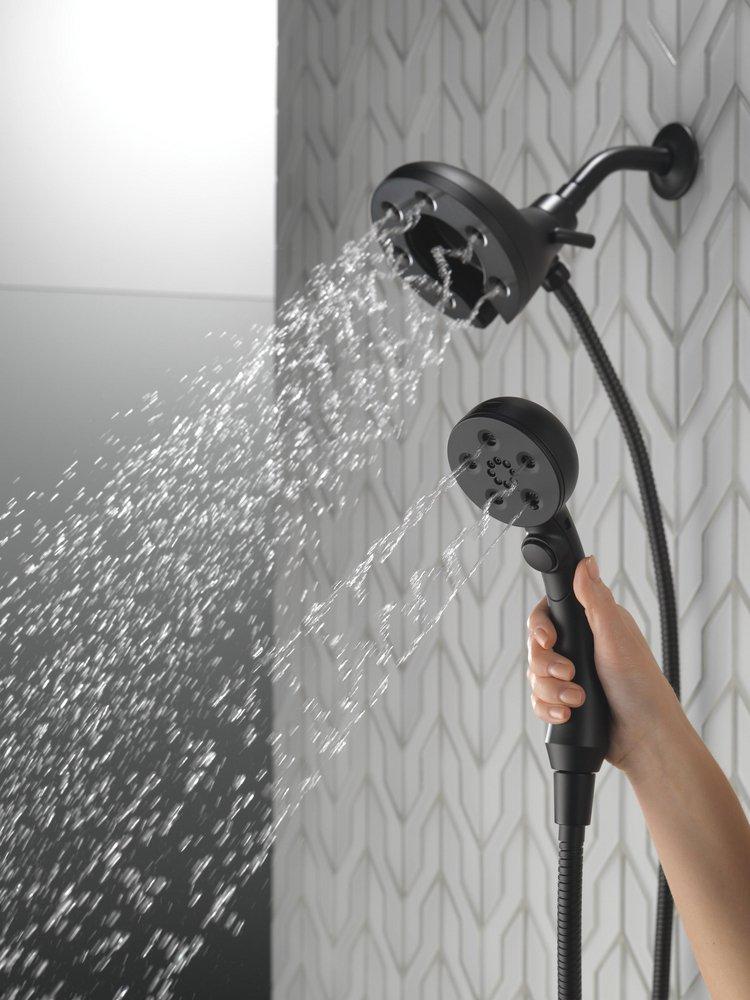 Delta Faucet Matte Black Multi Function Hand Shower 