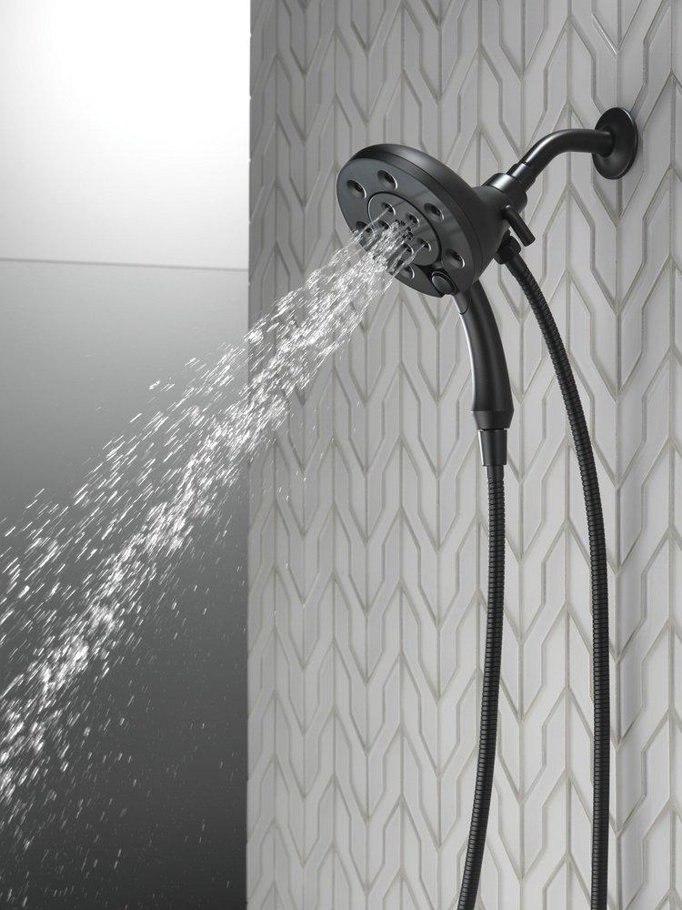 Delta Faucet Matte Black Multi Function Hand Shower 
