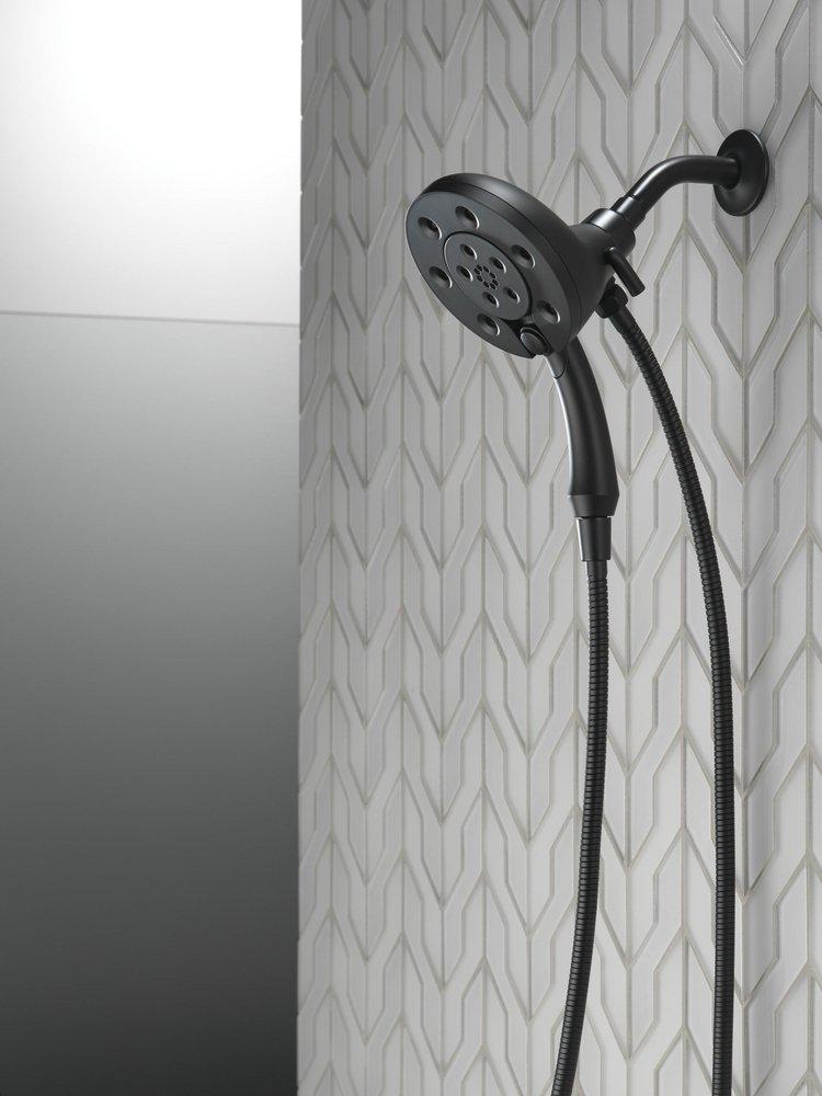 Delta Faucet Matte Black Multi Function Hand Shower 