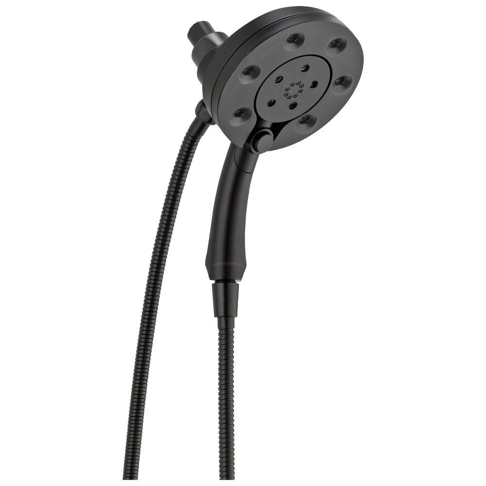 Delta Faucet Matte Black Multi Function Hand Shower 