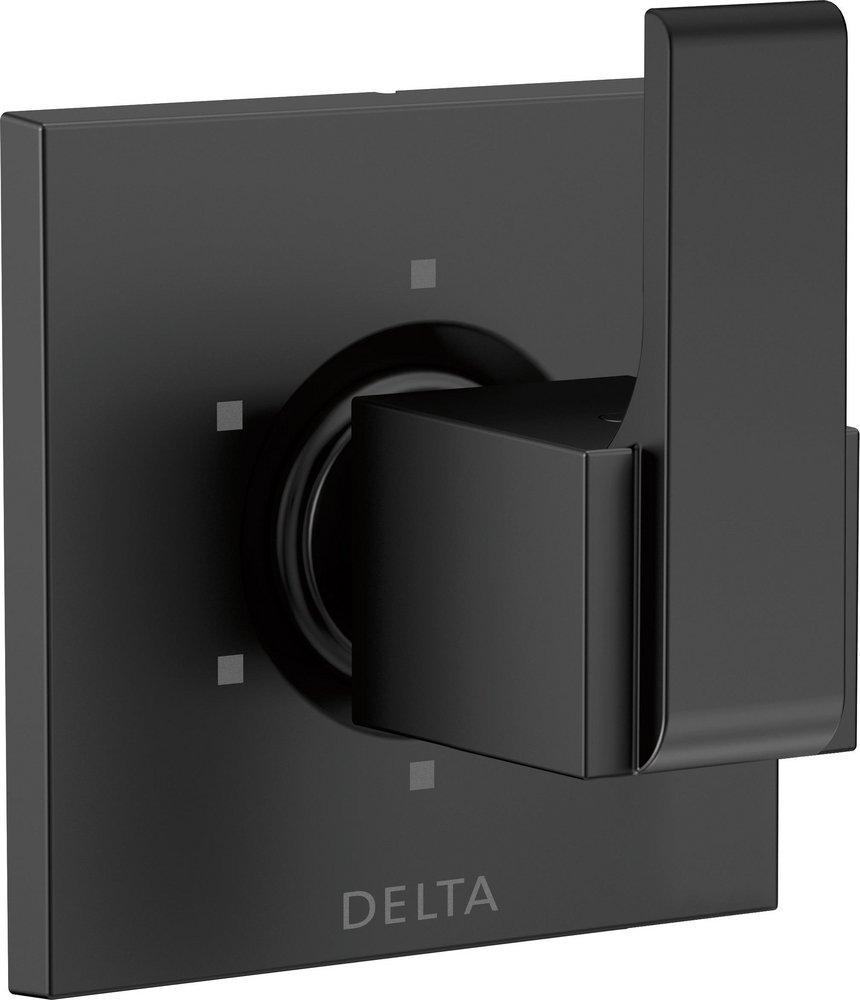 Delta Faucet Matte Black Tub and Shower Diverter Valve with Single Lever Handle 